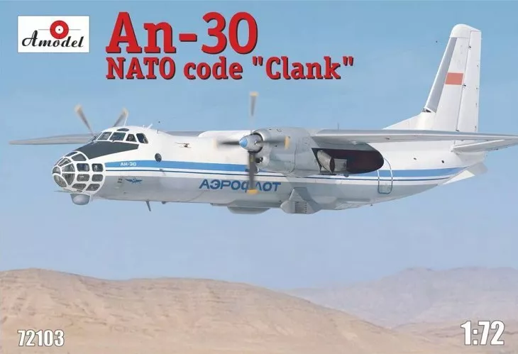 Amodel - Antonov AN-30 Clank Soviet aerial cartog 